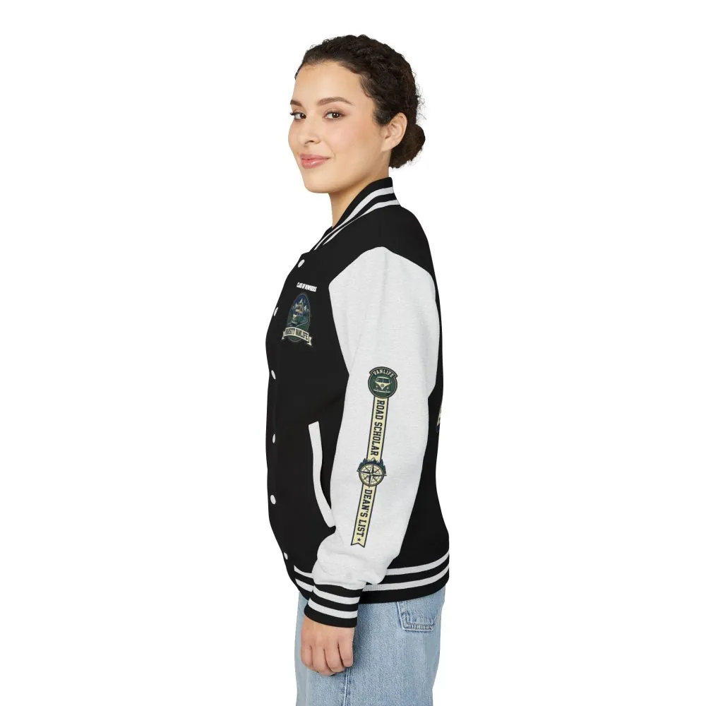 9846309525061748810_2048.jpeg Unisex Heavyweight Letterman Jacket (Awdis) —"Adventure Academy" Road Trip Team Varsity Jacket