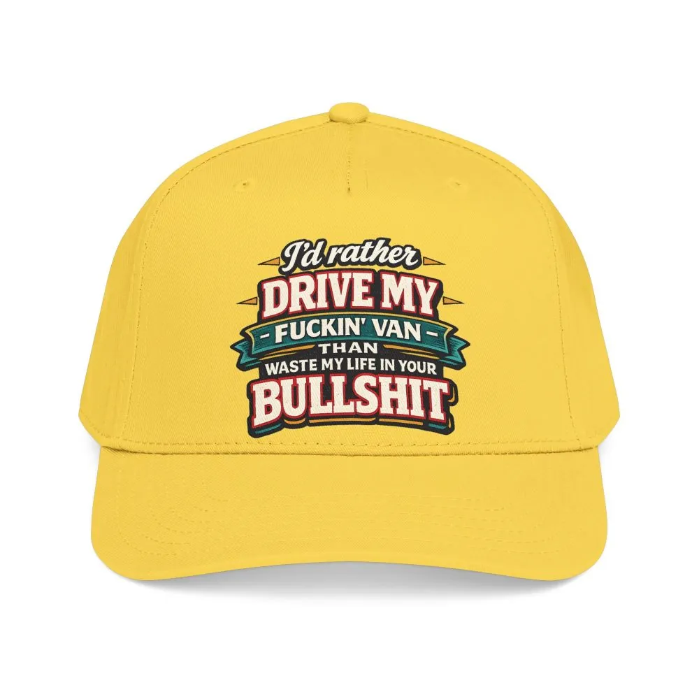 Baseball Cap - "I´d Rather Drive My Fucking Van" Design F**K-Line