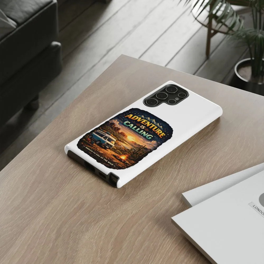 Phone Case — "Adventure Is Calling" (Design Scenic-Line)