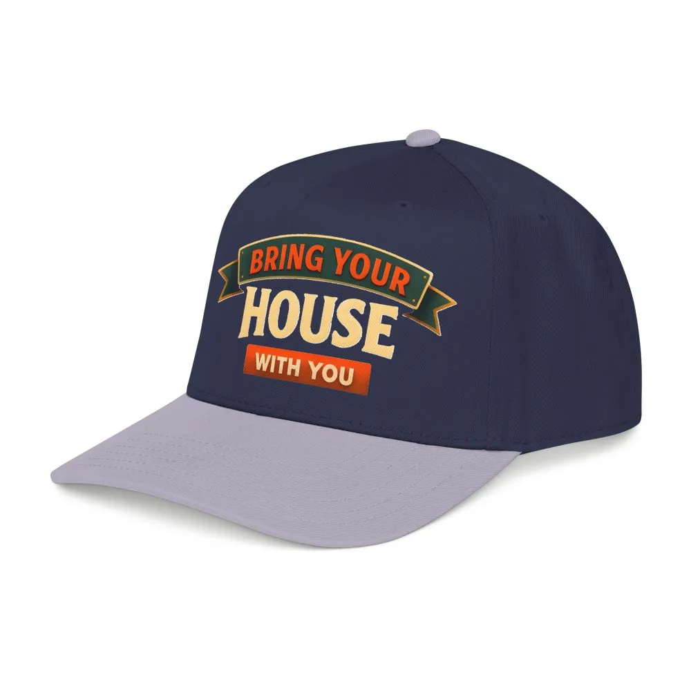 9913175674722581592_2048.jpeg Baseball Cap - "Bring Your House With You" Design Scenic-Line