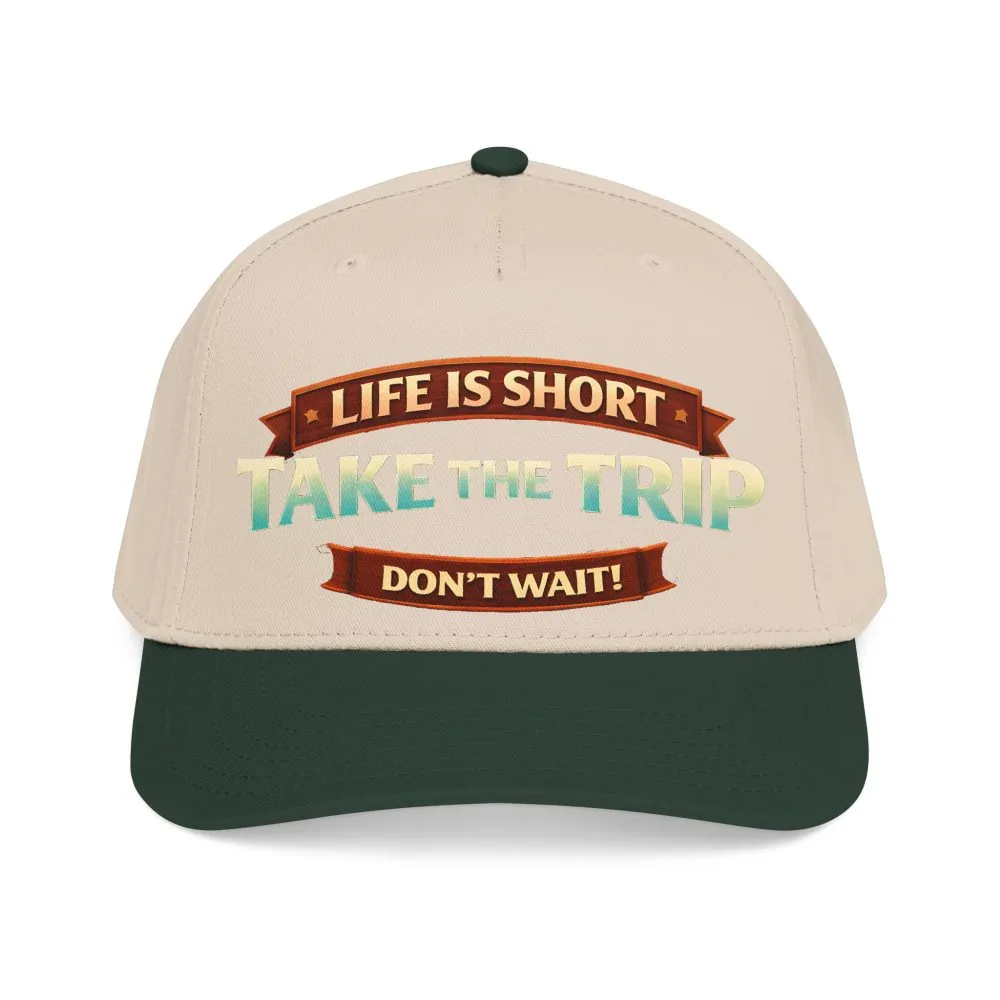 9922952804542140787_2048.jpeg Baseball Cap - "Live Is Short Take The Trip" Design Scenic-Line