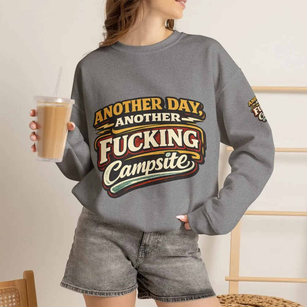 Unisex Heavy Blend™ Crewneck Sweatshirt — "Another Day" Design F**K-Line