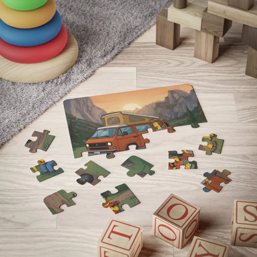 Kids' 30‑Piece Camping Puzzle — Camping Adventure Jigsaw for Toddlers