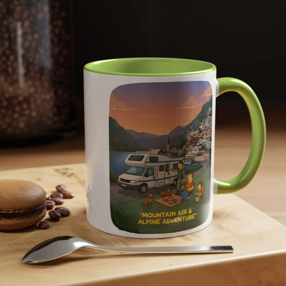 9981463386743245230_2048.jpeg Accent Coffee Mug (11, 15oz) — "Mountain Air-Alpine Adventure" Design Sitcom-Line