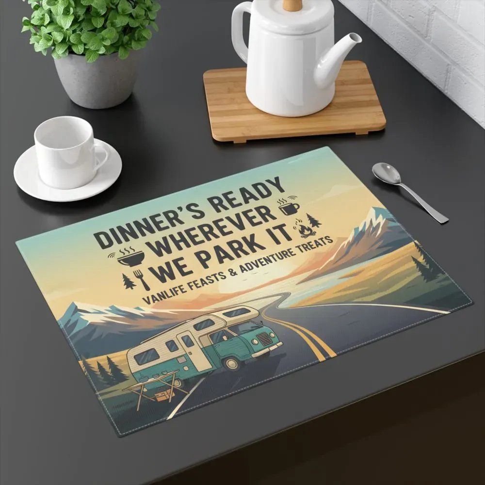 "Gift" Engraved Oak Charcuterie Board with Cheese Tools — "Home Is Where You Park It-But Christmas Is Where You Unwrap The Adventure - Merry Van-mas"